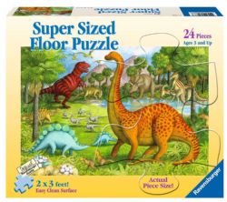 RAVENSBURGER CASSE-TÊTE DE PLANCHER 24 PIÈCES - AMIS DINOSAURES